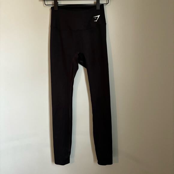 Gymshark Seamless Black High Rise Leggings Size Small - Picture 1 of 4